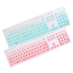 Kit 2 unidades - Protetor de teclado em silicone à prova d'água compatível para dell