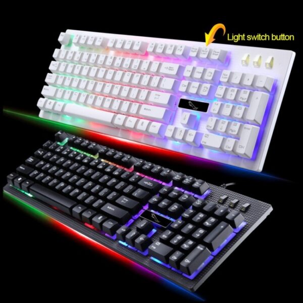 Teclado gaming ZGB G20 104 Keys USB Led - Imagem 4